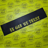 برچسب ویندشیلد شیشه جلو خودرو مدل in god we trust