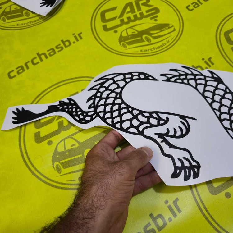 برچسب بدنه و کاپوت خودرو مدل اژدها